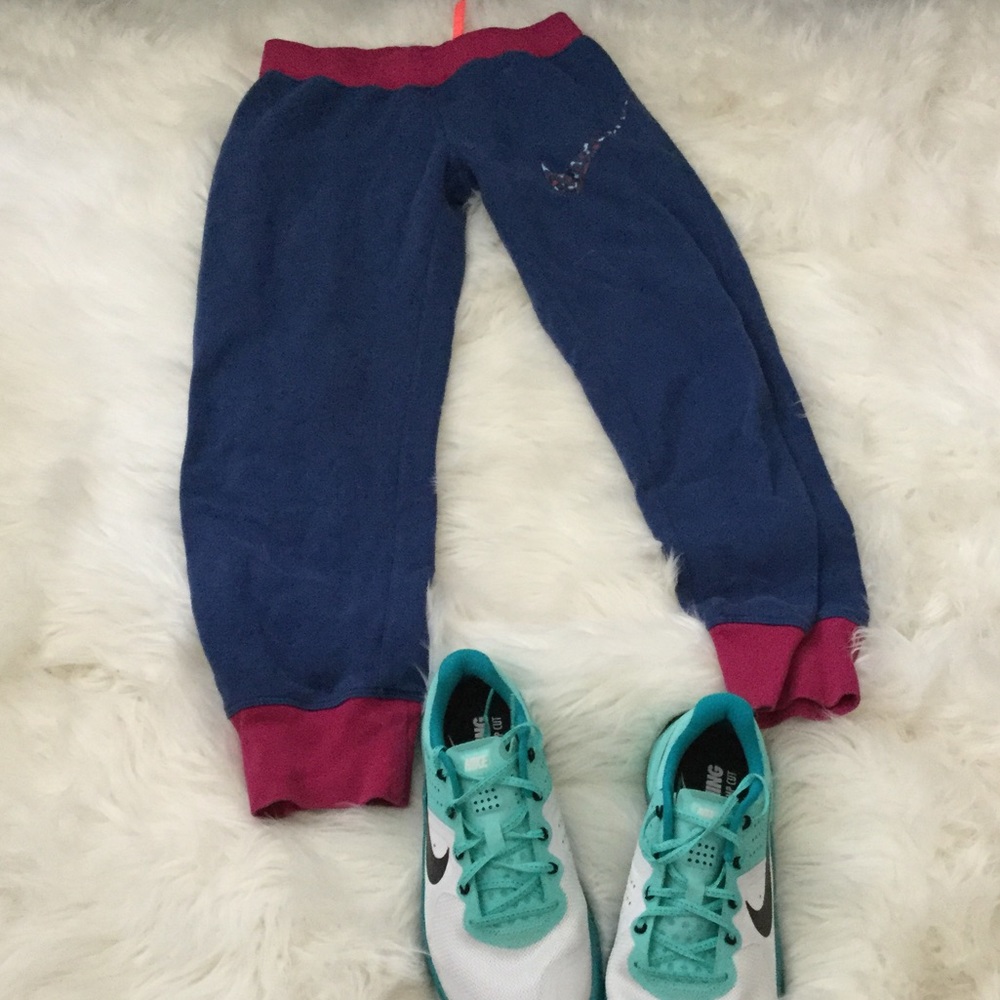 Blue Nike joggers!