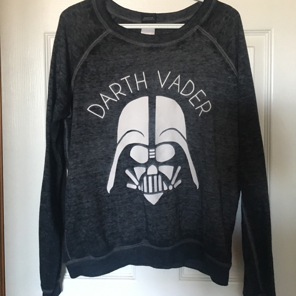 Heathered grey sweater