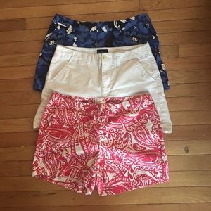 Three pairs of shorts
