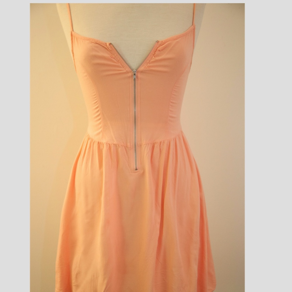 H&M Divided Peach Midi Dress