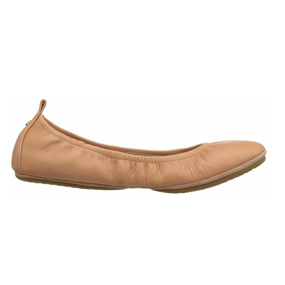 Leather Ballet Flats Blush Pink by Yosi Samra - Picture 3 of 6