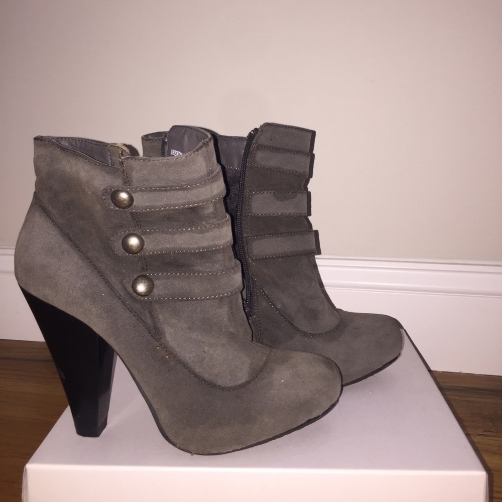 Grey Fusion boots