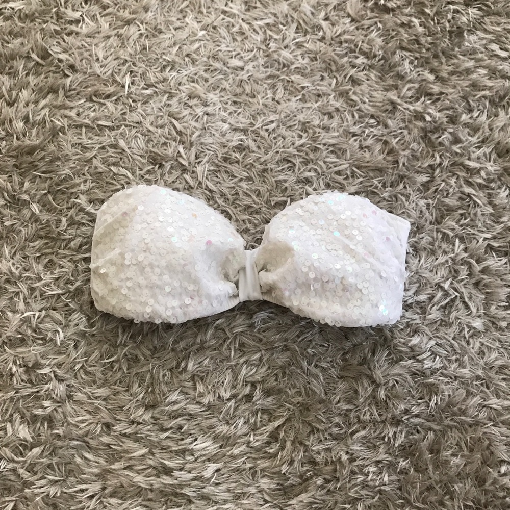 VS PINK Sequined Swim Bandeau