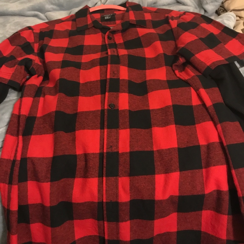 Red 2-Layer Flannel