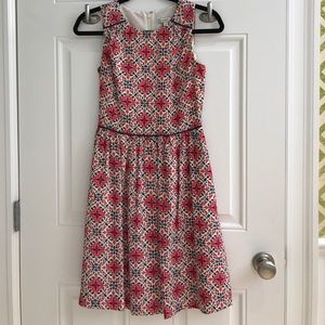 J. Crew silk floral dress size 00