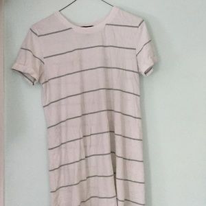 Striped t-shirt dress!