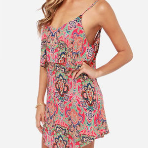 Lulus Multi-Color Print Dress