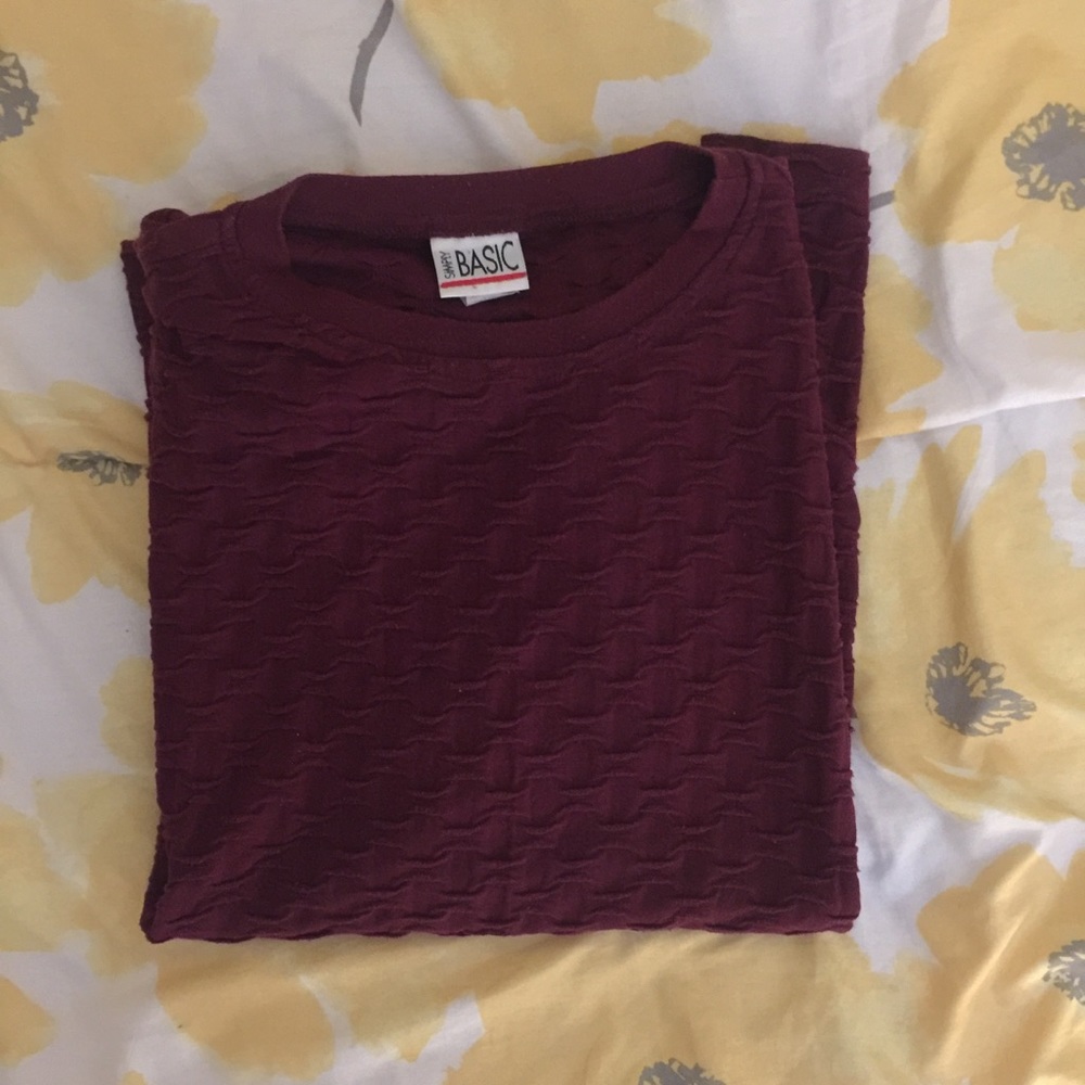 Burgundy Sweater