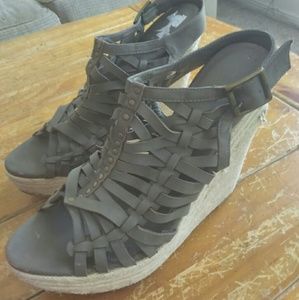 Wild Diva Wedge Sandals size 10-10.5