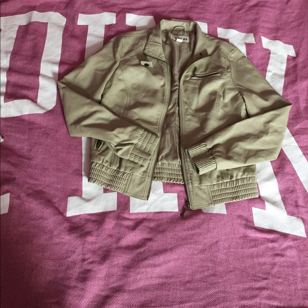 Tan Leather Jacket 😍