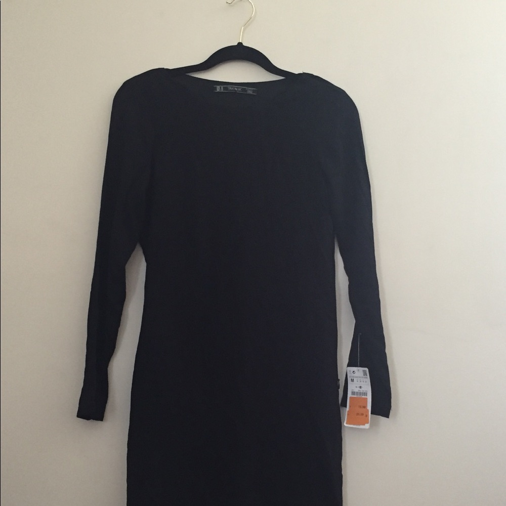 Zara Trafahaulic Long sleeve mini Dress.