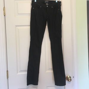 Lucky black coated jeans size 25