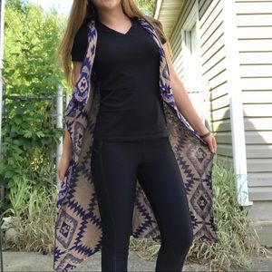 TIMING LONG VEST/CAPE