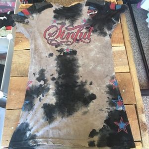 Sinful by Affliction Bling Tee