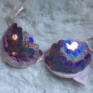 Holo mermaid bra