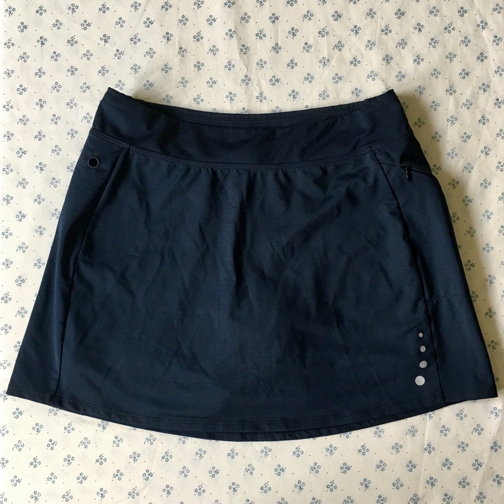 Black fitness athletic skirt tennis, running, XS