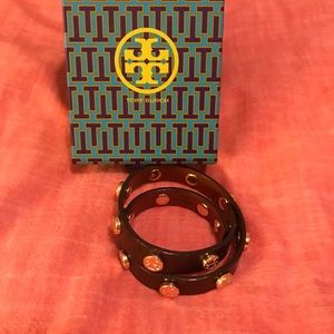 Tory Burch leather wrap bracelet - new with box