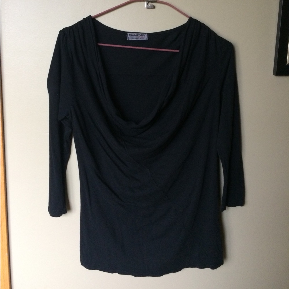 Michael stars black long sleeve