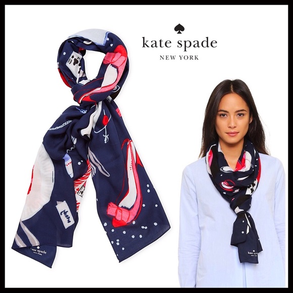❌SOLD❌KATE SPADE Long Signature Scarf - Picture 3 of 8
