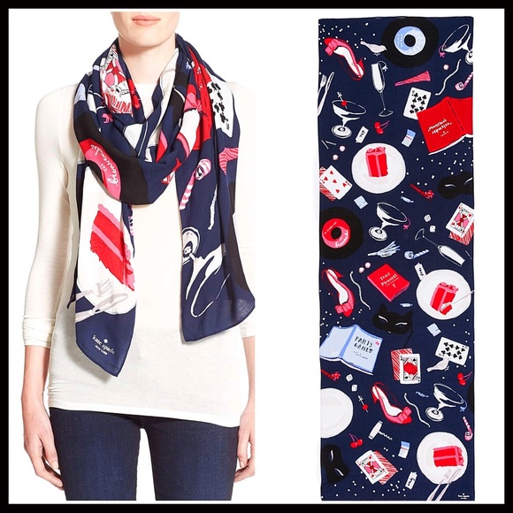 ❌SOLD❌KATE SPADE Long Signature Scarf - Picture 5 of 8