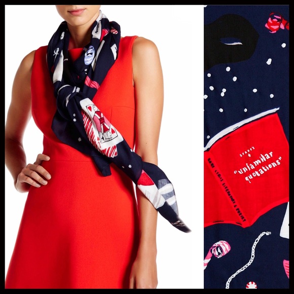 ❌SOLD❌KATE SPADE Long Signature Scarf - Picture 6 of 8
