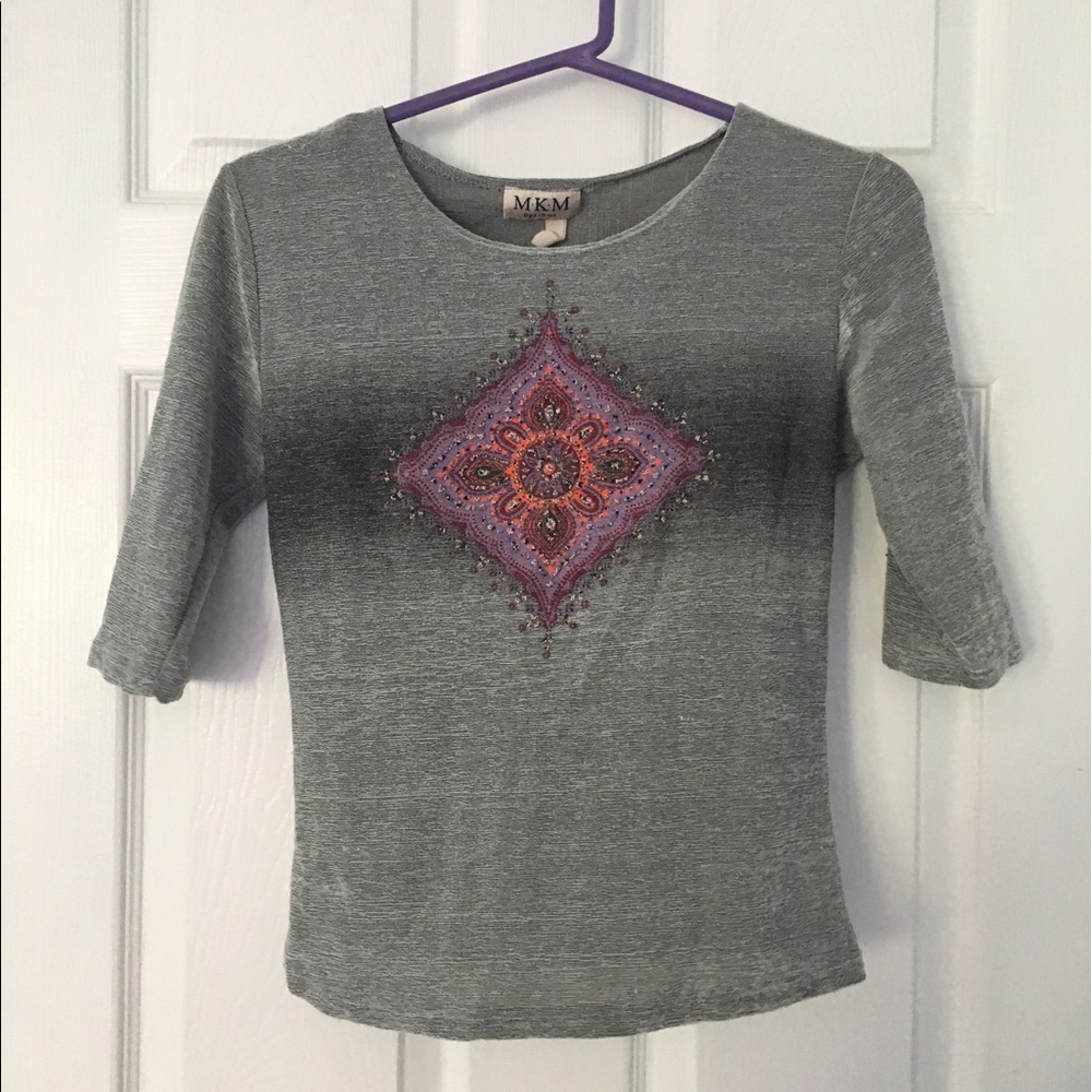 Beaded casual shirt