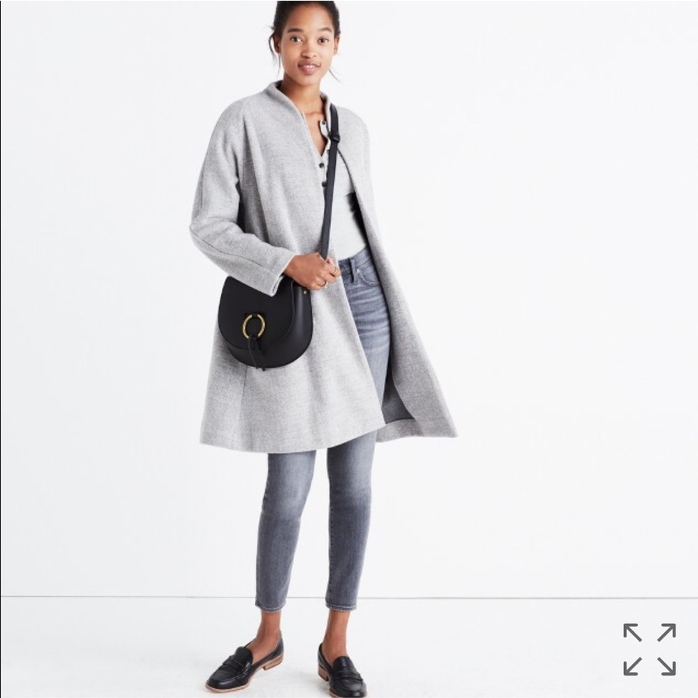 Madewell Stanza Herringbone Coat