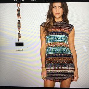 Novella royale Goldie mini dress