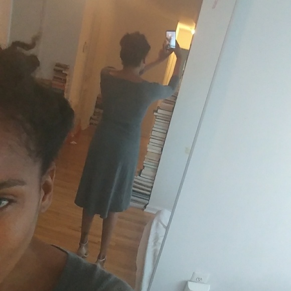 Have a grey day cotton midi dress - Picture 2 of 6