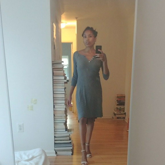 Have a grey day cotton midi dress - Picture 4 of 6