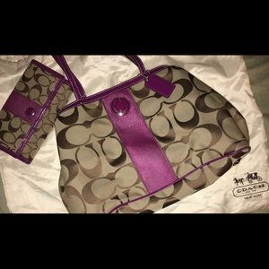 Great Condition Coach Bag And Wallet