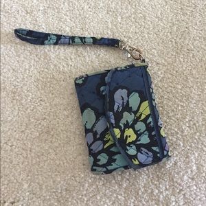 Indigo pop wristlet