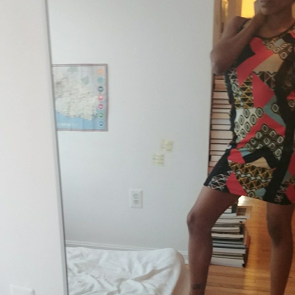 Print the town ethnic inspired vintage dress - Picture 7 of 7