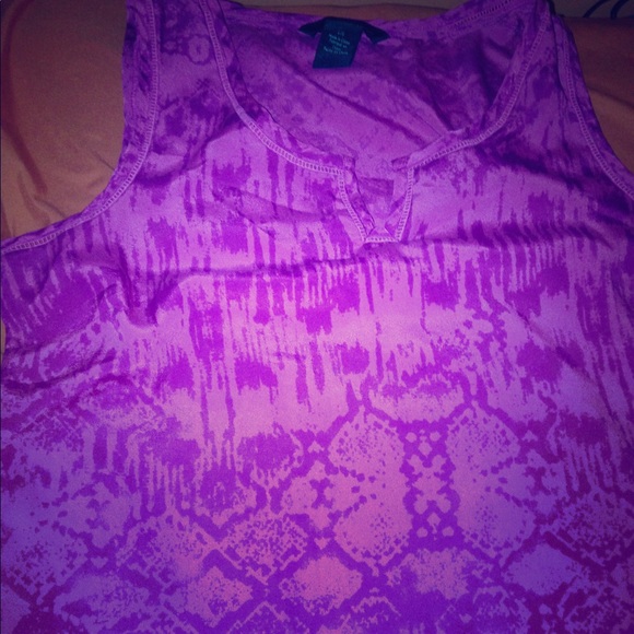 Calvin Klein purple pink blouse - Picture 1 of 2