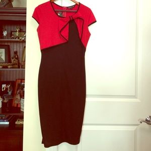 REPHYLLIS POLYESTER PENCIL DRESS