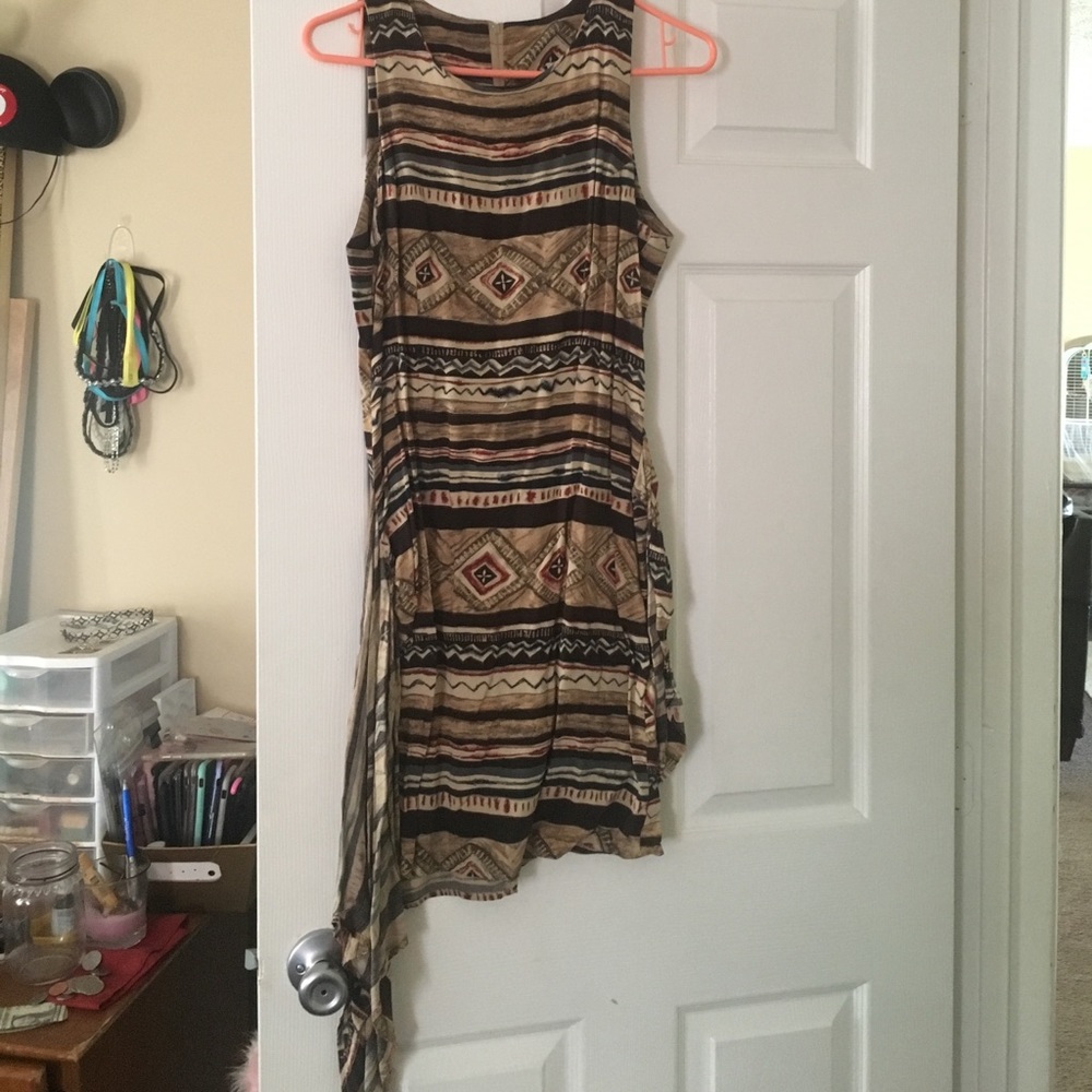 Afrocentric wrap around dress!
