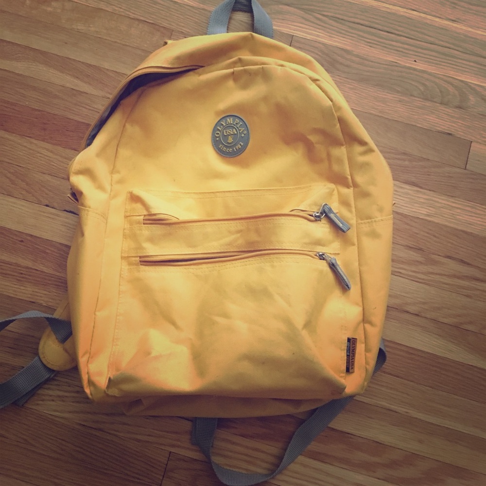 Yellow Olympia backpack