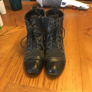 Rue 21 Black Combat Boots