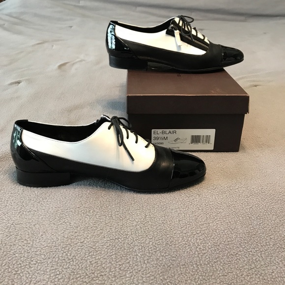 Elie Tahari Shoes - Ellie Tahari women's oxfords black and white