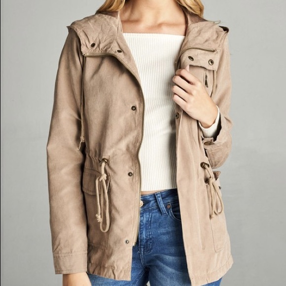 CHERISE Go-to Jacket - KHAKI - Picture 2 of 2