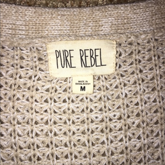 Women's Pure Rebel Sz M Full Body Fashion Sweater - Picture 2 of 2