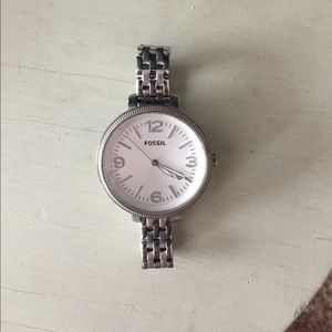 Fossil metal watch!