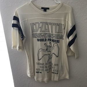 Led Zeppelin baseball tee