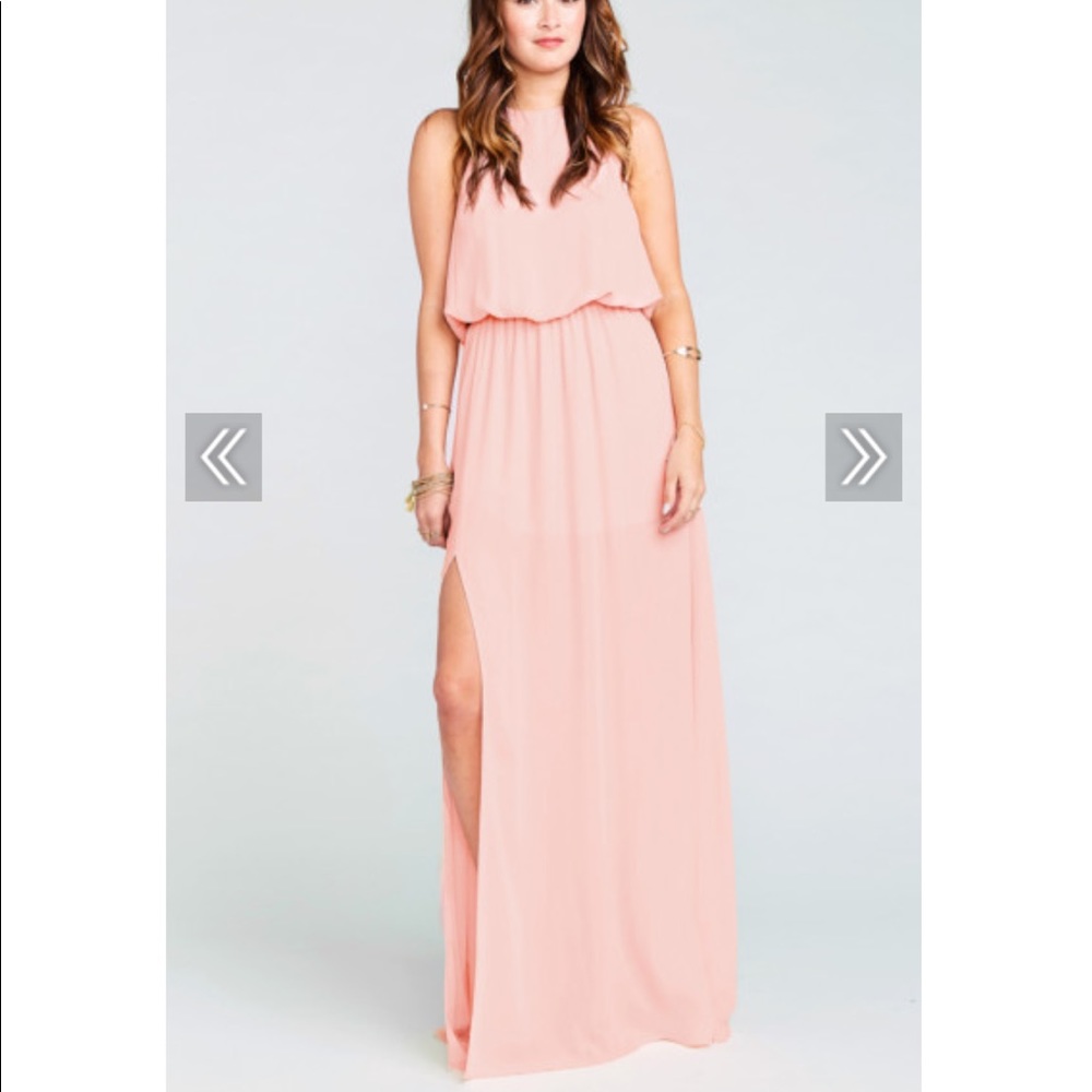 Show Me Your Mumu- HALTER dress- Frosty Pink