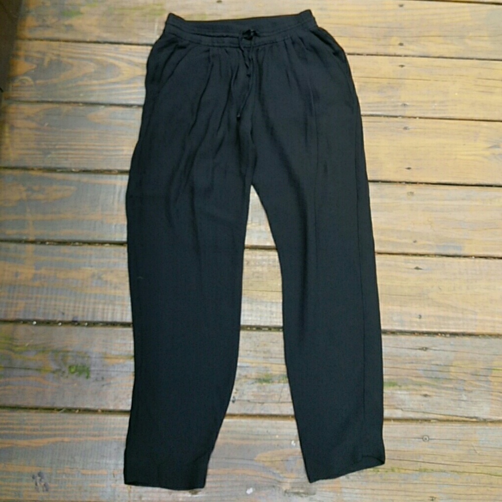 ZARA Black trousers stretch waist