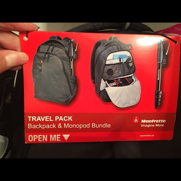 Hiking/ Camera Backpack w/ Monopod - Picture 5 of 6