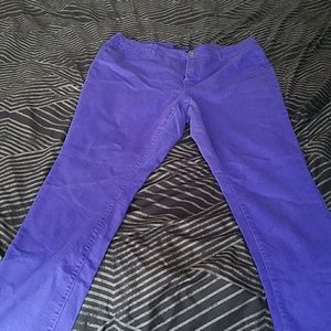 Cute Purple Denim Pants