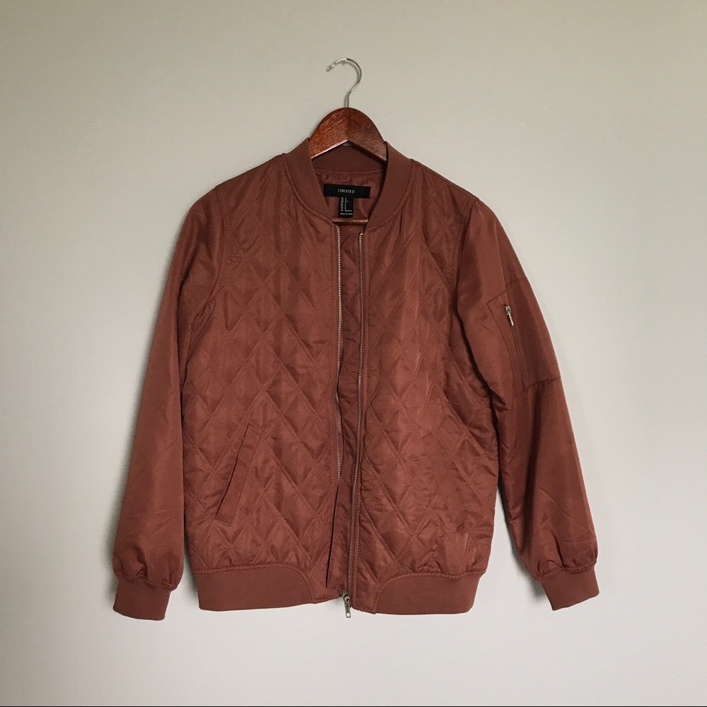 Pink bomber jacket