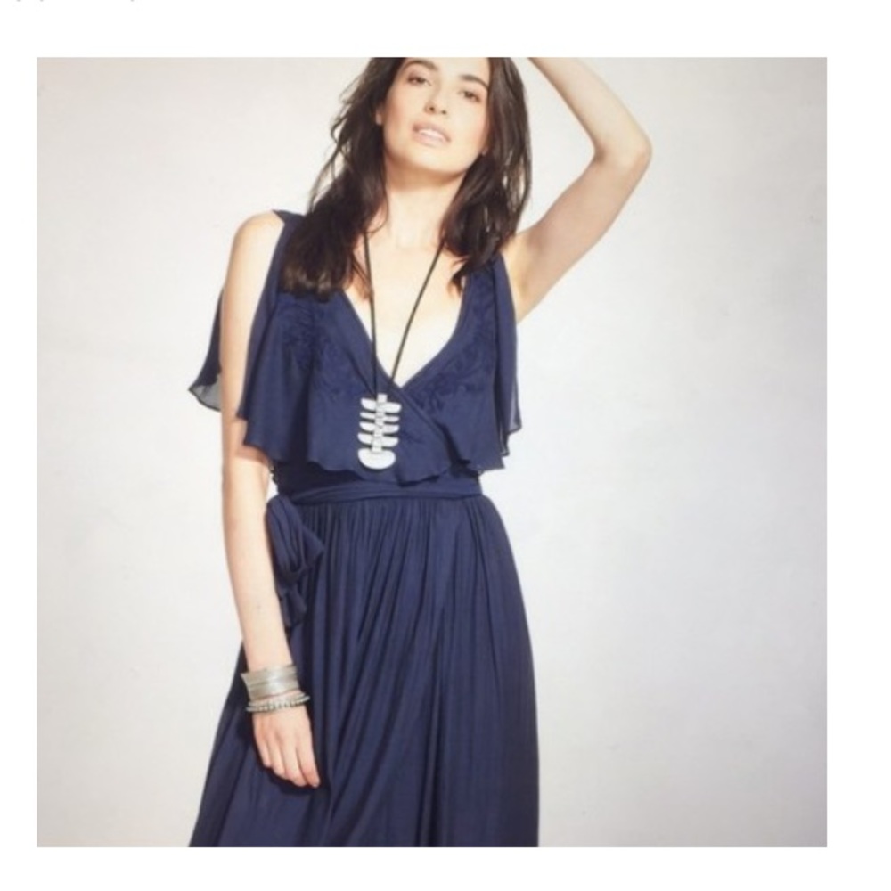 Navy Free People Dress