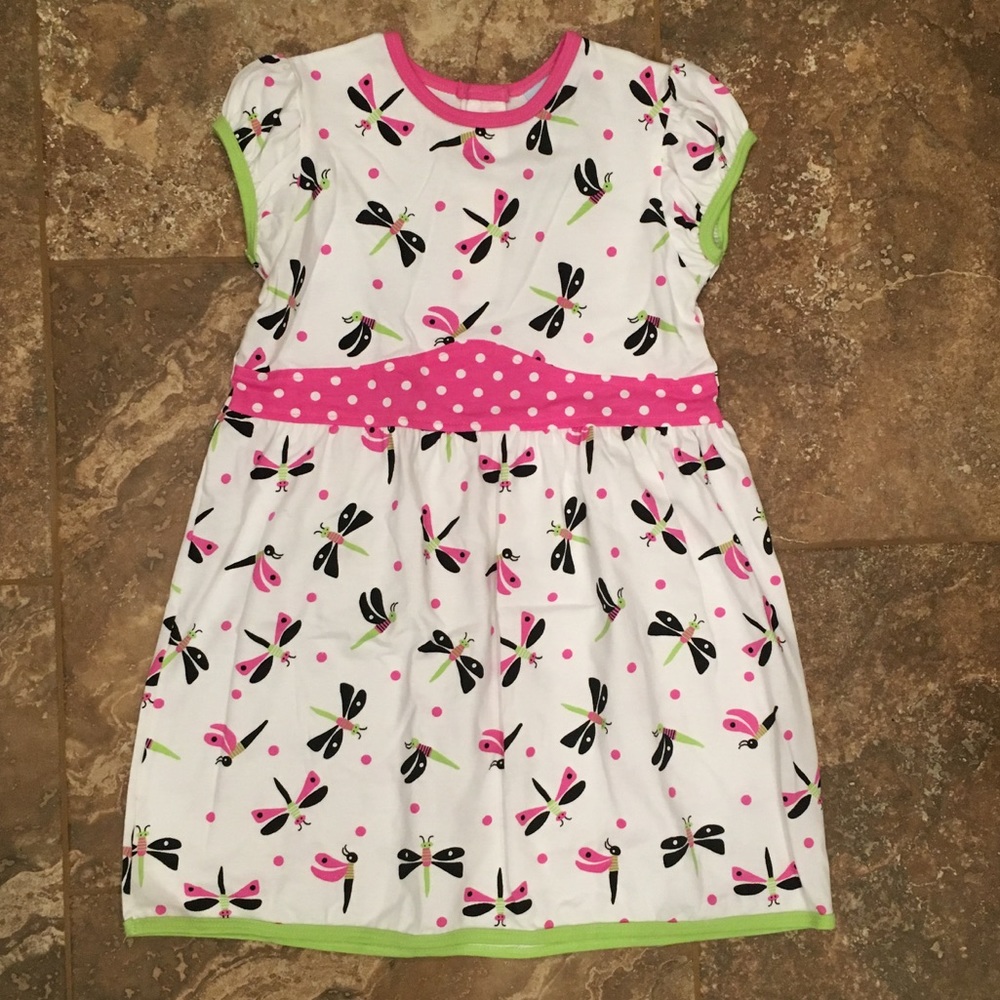 Patsy Aiken girls size 10 dragonfly top